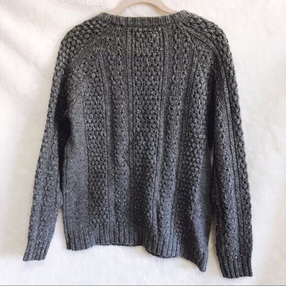 Forever 21 Gray Knit Long Sleeve Sweater - Picture 7 of 8